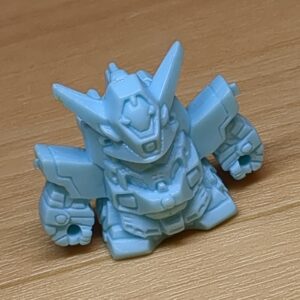 【ガン消し】ガシャポン戦士 シャイニングガンダム(水色) 武器パーツなし