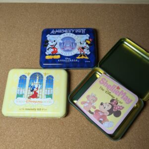 【中身なし】ディズニーホテル アメニティ缶 3点セット
