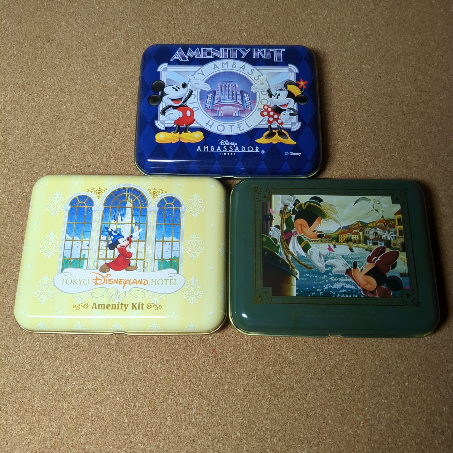 【中身なし】ディズニーホテル アメニティ缶 3点セット - 画像 (2)